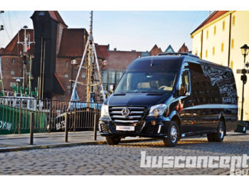Ny Minibus, Persontransport Mercedes-Benz Sprinter 516/519 XXL Panorama 21 Sitze: billede 1