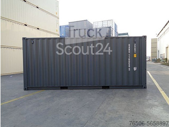 20FT Seecontainer RAL7016 Anthrazitgrau neuwertig - Skibscontainer: billede 5