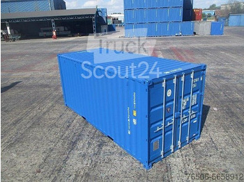 Skibscontainer 20`DV Seecontainer NEU RAL5010 Lagercontainer: billede 4