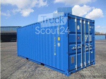 Skibscontainer 20`DV Seecontainer NEU RAL5010 Lagercontainer: billede 5