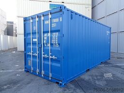 Skibscontainer 20`DV Seecontainer NEU RAL5010 Lagercontainer: billede 6