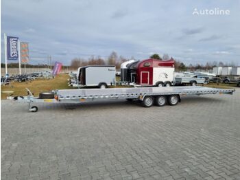 Wiola L35G85 8.5m long trailer for transport of 2 cars with 3 axles - Biltransportør påhængsvogn