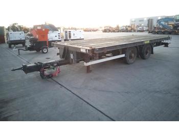  2006 SDC Twin Axle Drawbar Twist Lock Trailer - Containerbil/ Veksellad påhængsvogn