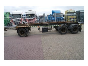 GS Meppel 3 AXLE ** CONTAINER TRAILER - Containerbil/ Veksellad påhængsvogn