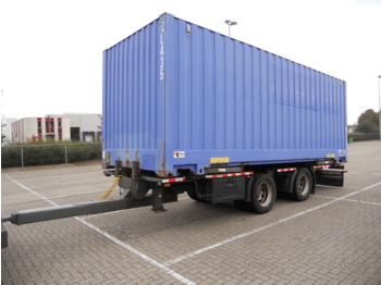 GS Meppel BDF met bak! Container - Containerbil/ Veksellad påhængsvogn