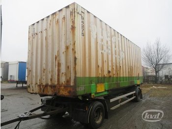  Kel-Berg G 2-axlar Växelflaksläp (container) - Containerbil/ Veksellad påhængsvogn