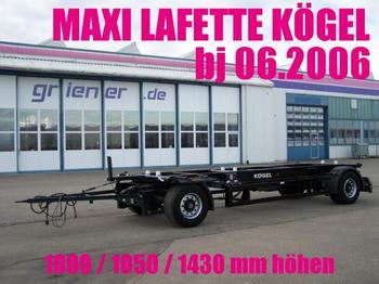 Kögel AWE 18 LAFETTE MAXI 1000 / 1430 mm höhe - Containerbil/ Veksellad påhængsvogn