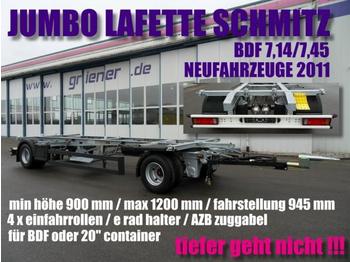 Schmitz AWF 18 jumbo maxi zwillingsb.min 900-1200 mm !!! - Containerbil/ Veksellad påhængsvogn