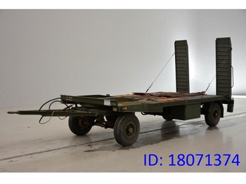 Nedbygget platform påhængsvogn MOL Low bed trailer: billede 1