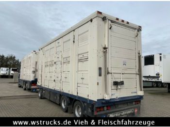 Veetransport påhængsvogn Menke 3 Stock Ausahrbares Dach Vollalu  7,35m: billede 1