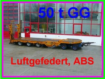 Müller-Mitteltal 5 Achs Tieflader  Anhänger Luftgefedert, ABS, gelenkt - Nedbygget platform påhængsvogn