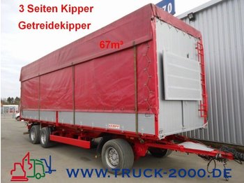 Kempf 3-Seiten Getreidekipper 67m³   9.80m Aufbaulänge - Tipvogn påhængsvogn