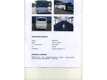 PONTICELLI LR210 P SCOLER - Bus