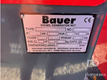 BAUER GFS-50 62.5 kVA (Unused) - Strømgenerator: billede 5