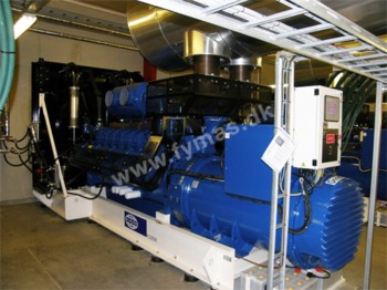 Strømgenerator FG Wilson 1 units x 1760 kW / 2200 kVA - Low hours!: billede 1