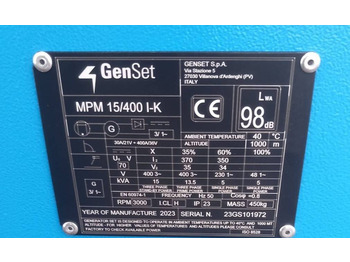 Genset MPM 15/400 I-K - Welding Genset - DPX-35500  - Strømgenerator: billede 4