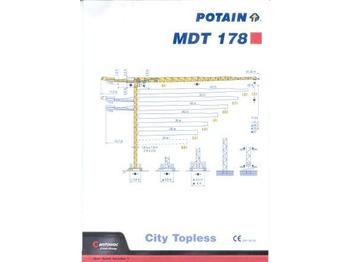 Potain MDT 178 - Tårnkran