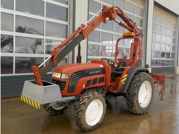  2006 Foton 4WD Tractor, Front Weights, Rear Mounted Crane - Traktor