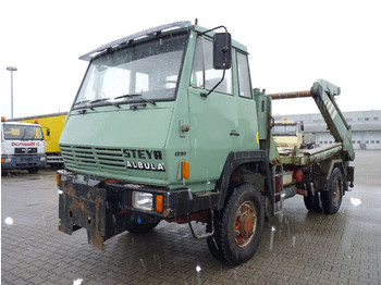 Steyr 1291 310 4x4 Absetzkipper Gigant2 blattgefedert - Containerbil/ Veksellad lastbil