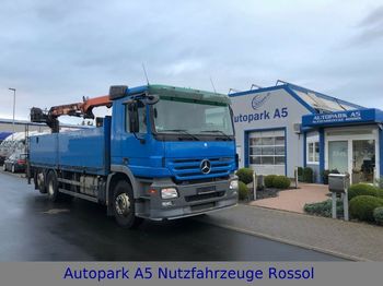 Lastbil med lad Mercedes-Benz Actros 2541 Liftachse Kran Tempomat Klima: billede 1