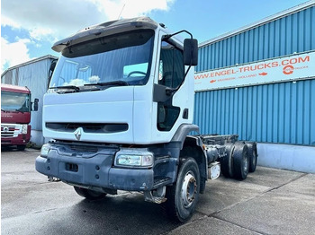 Renault Kerax 320 6x4 FULL STEEL CHASSIS (MANUAL GEARBOX / FULL STEEL SUSPENSION / REDUCTION AXLES / AIRCONDITIONING) - Lastbil chassis: billede 1