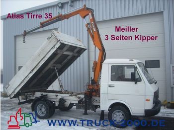 VW LT 55 3 Seiten Kipper+AtlasTirre35 faltbar 2,7t. - Tipvogn lastbil