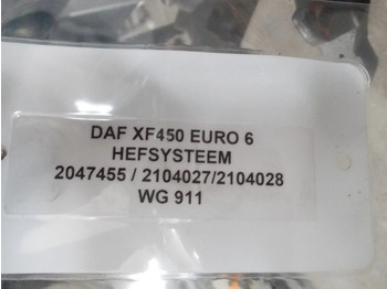 DAF 2047455/2104027/2104028 DAF CF XF HEFSYSTEEM EURO 6 - Ramme/ Chassis for Lastbil: billede 5