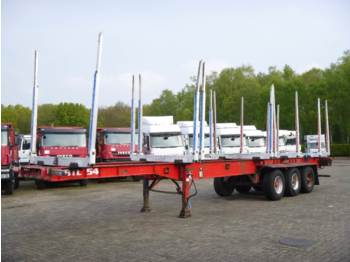 Dennison 3-axle wood trailer 13.6 m - Åben sættevogn