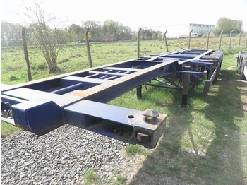 Blumhardt Gooseneck, Container Chassis auf 40" - Containerbil/ Veksellad sættevogn