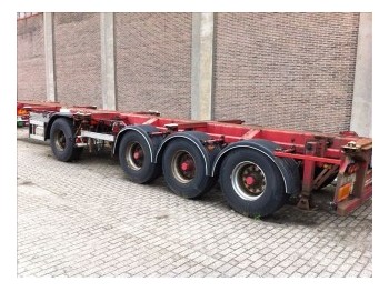 DTEC CONTAINER CHASSIS DEELBAAR 4-AS - Containerbil/ Veksellad sættevogn