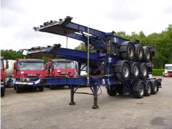 Dennison Stack of 3 units - 3-axle sliding container trailer - Containerbil/ Veksellad sættevogn