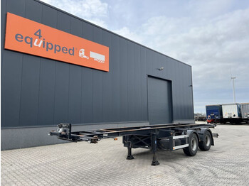 ESVE 30FT chassis, 2-axle, steering-axle, NL-chassis, APK: 10/2023 - Containerbil/ Veksellad sættevogn