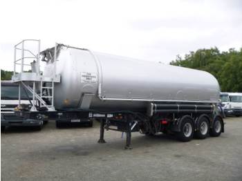 Tanksættevogn til transportering mel Feldbinder Bulk tank alu 38 m3 + compressor: billede 1