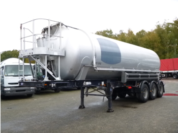 Tanksættevogn til transportering fødevarer Feldbinder Powder tank alu 38 m3 (tipping): billede 1