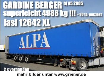  BERGER SAPL 24/ LASI XL / 4988 kg leergewicht !! - Gardintrailer