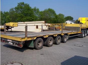 GOLDHOFER STZ4 46/80, 57.500 kg complete - Nedbygget platform sættevogn