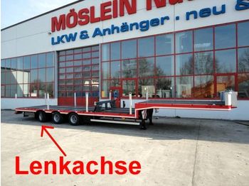 Möslein 3 Achs Satteltieflader für Fertigteile, Ba - Nedbygget platform sættevogn