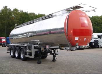 Clayton Food (milk) tank inox 32.5 m3 / 1 comp - Tanksættevogn