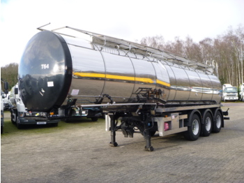 Clayton Heavy oil / bitumen tank inox 30 m3 / 1 comp + pump - Tanksættevogn