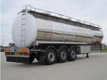 Dijkstra 38.000 L, 1 comp., insulated, pressure, heating - Tanksættevogn