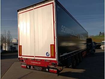 Schwarzmüller 3-A-ULTRALIGHT-Pal-Kiste Liftachse SAF 5680kgTÜV  - Gardintrailer: billede 4