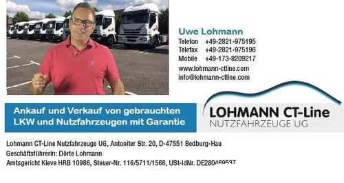 SCHMIDT 3-Achs Kofferauflieger+ LBW - Sættevogn